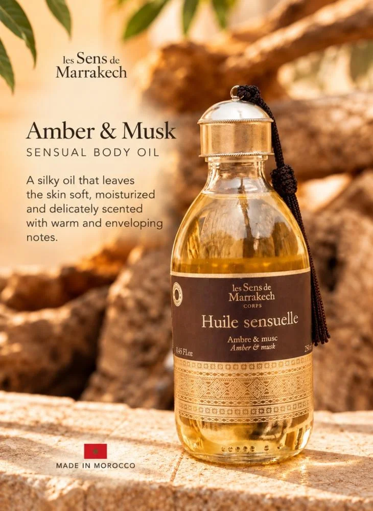 Les Sens De Marrakech Sensual Oil Amber & Musk 250 ml