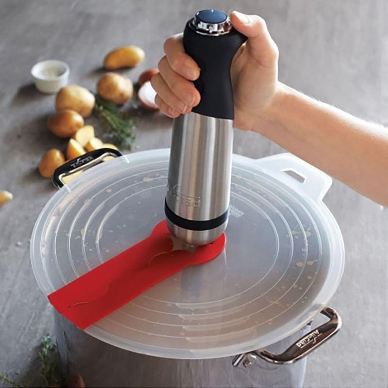 Multi-Purpose 5-in-1 Mixer and Dough Mixing Cover – Prevents eggs, dough, and béchamel sauce from splattering while mixing – Perfect for preparing recipes professionally and with ease (1 Piece)