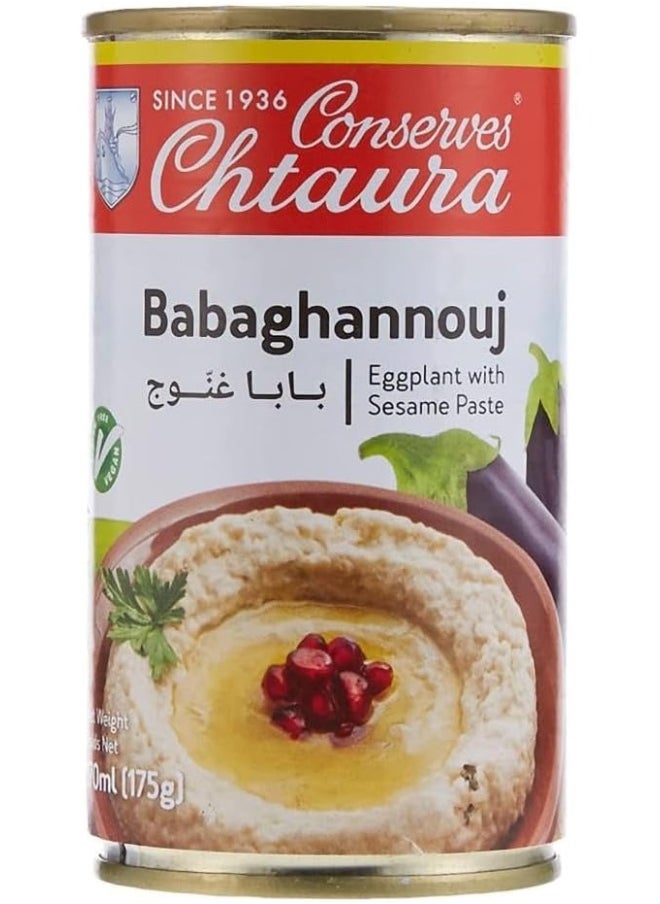 Chtaura Chtaura Conserves Babaghannouj Eggplant with Sesame Paste 175gm  - Image 1