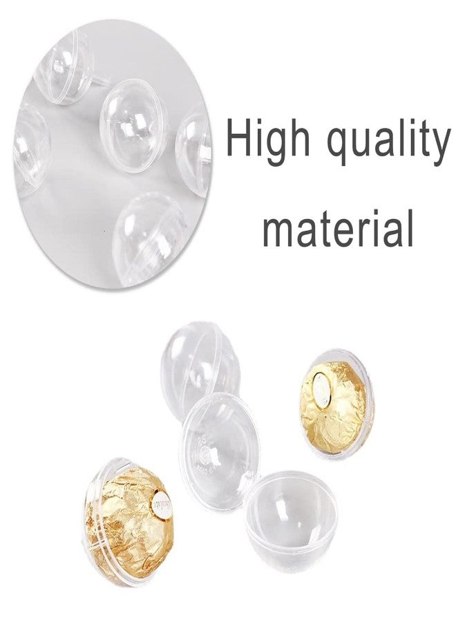 Lienyeang 30 Pcs Chocolate Box Holders Clear Plastic Cupcake Cover Party Supplies for Packaging Candy and Chocolate - Image 3
