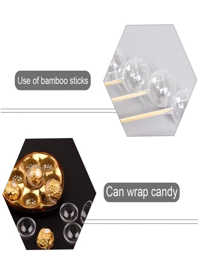 Lienyeang 30 Pcs Chocolate Box Holders Clear Plastic Cupcake Cover Party Supplies for Packaging Candy and Chocolate - Image 4