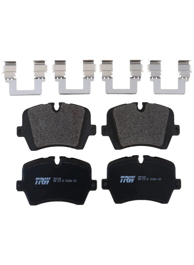 TRW Pro TRM1692 Disc Brake Pad Set For Land Rover Range Rover Sport 2014-2021, Rear, And Other Applications - Image 1