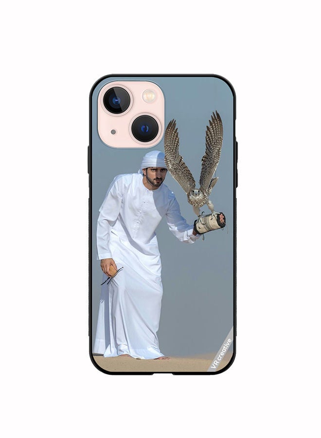 VR CREATIVE Protective Case Cover For Apple iPhone 14 Sheikh Hamdan Flying Eagle Design Multicolour - Image 1