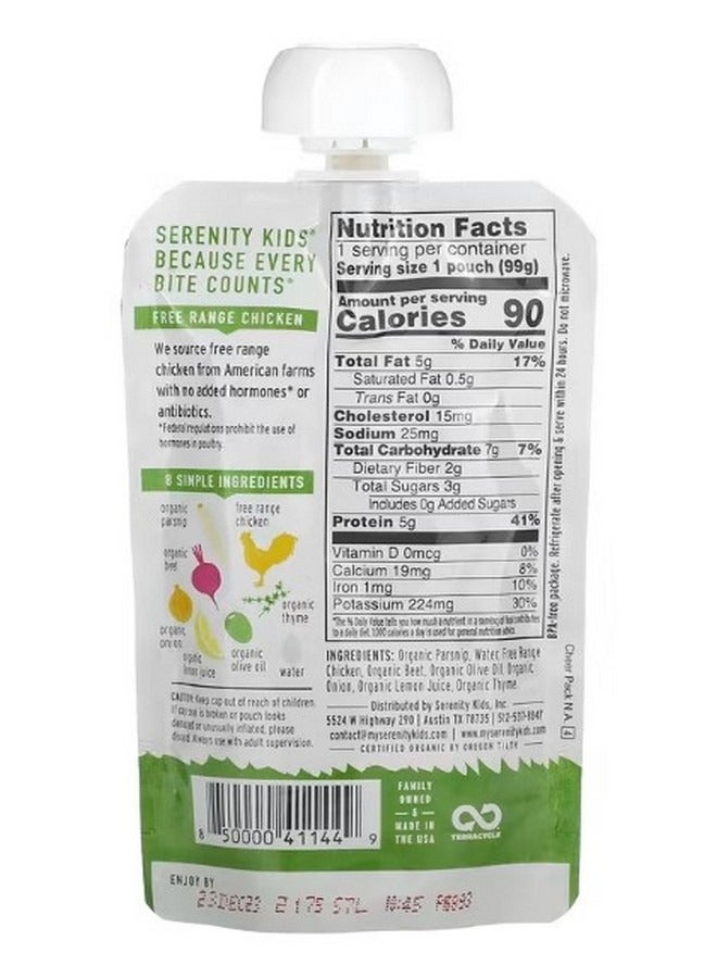 SERENITY KIDS Chicken with Thyme 6 Months 3.5 oz 99 g - Image 2