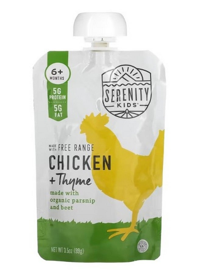 SERENITY KIDS Chicken with Thyme 6 Months 3.5 oz 99 g - Image 1