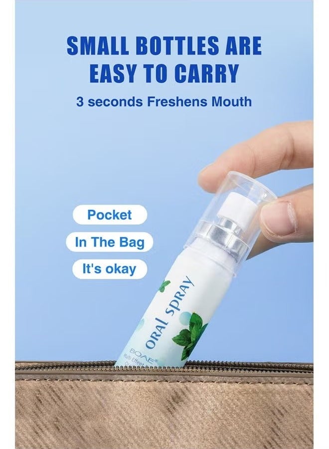 BOAE Multi Effeet Fresh Oral Spray 20ml, Bad Breath Treatment for Adults, Mint Flavor Mouth Freshener, Effective Mouth Spray, Breath Freshener Spray, Oral Care Spray, Mouth Healthy Care - Image 5