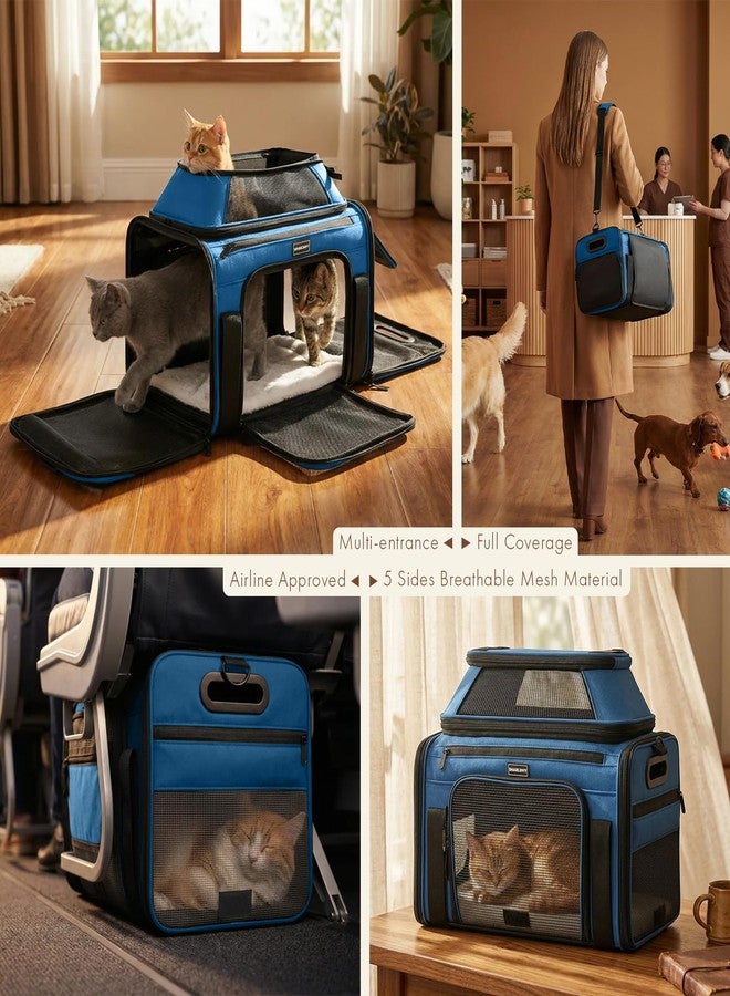 SHARLOVY Top-Expandable Pet Carrier with Treat & Pet Window,18x13x9.5 - Image 5