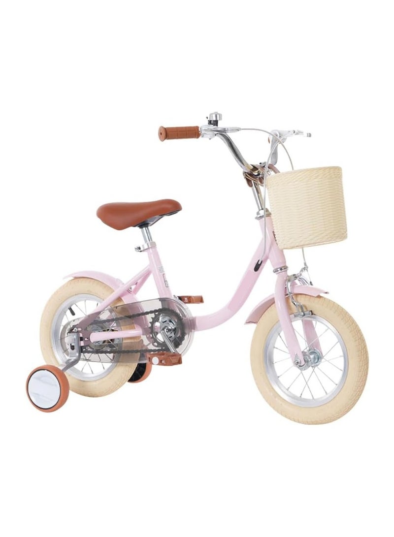 Cool Baby Children's Bicycles are Suitable for Children Aged 2-5.  Kids Bike with Adjustable Height with Storage Baskets and Auxiliary Wheels - Image 1