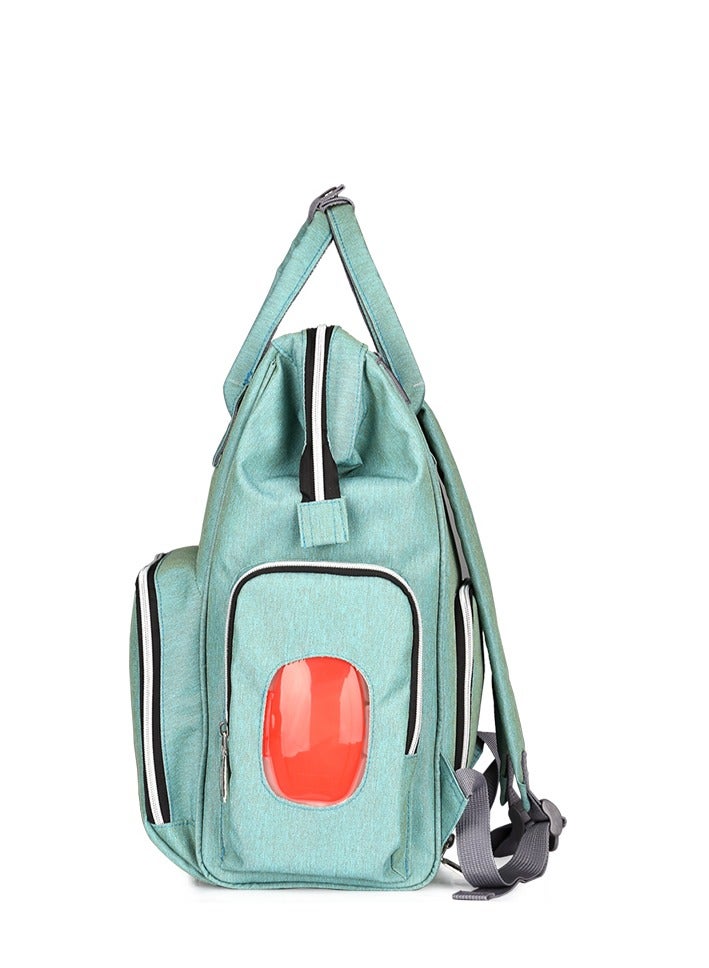 insular Waterproof Diaper Bag With Stroller Strap Matcha Green - Image 3