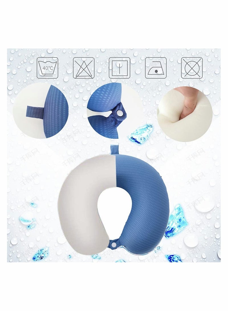 SOLARAE Travel Pillow Airplane Neck for Traveling Foam U Shaped Super Lightweight Portable Headrest - Image 3