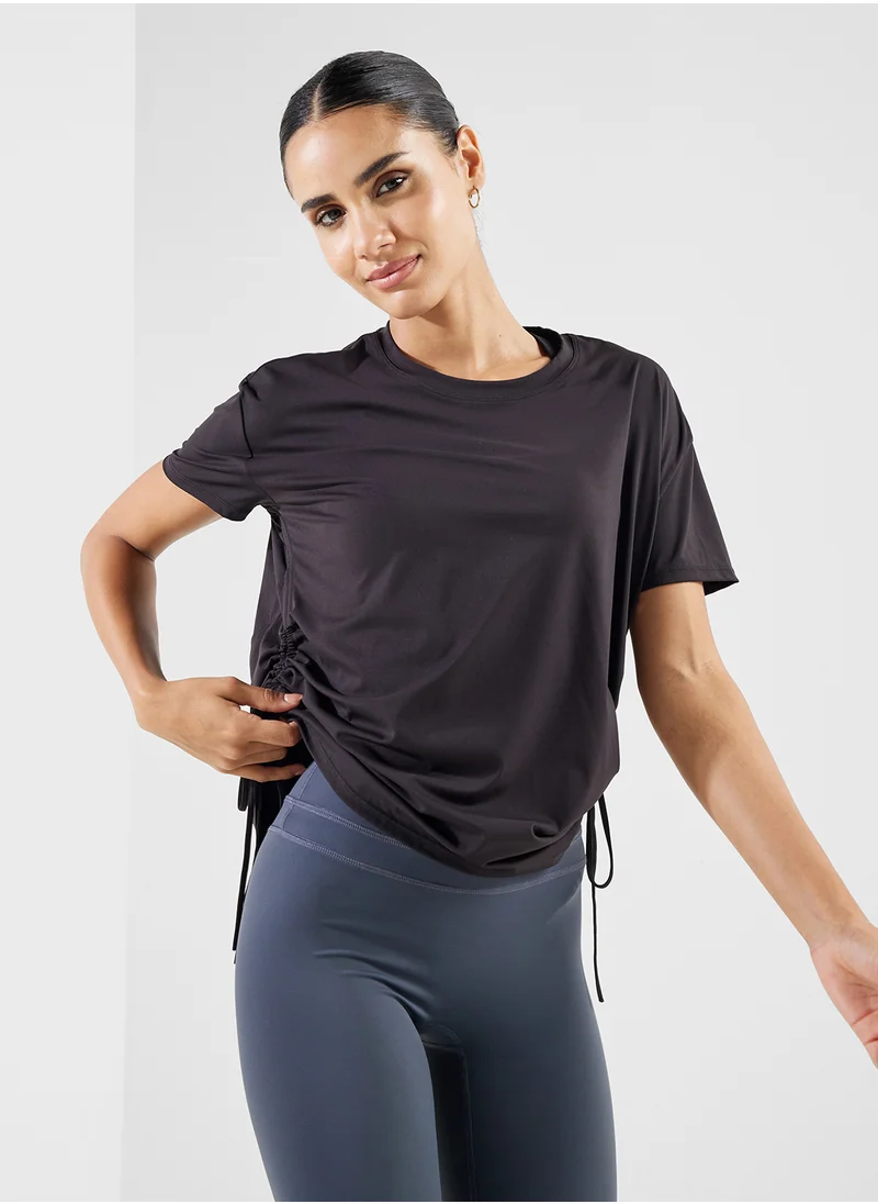 FRWD Relaxed Fit Ruched Performance T-Shirt