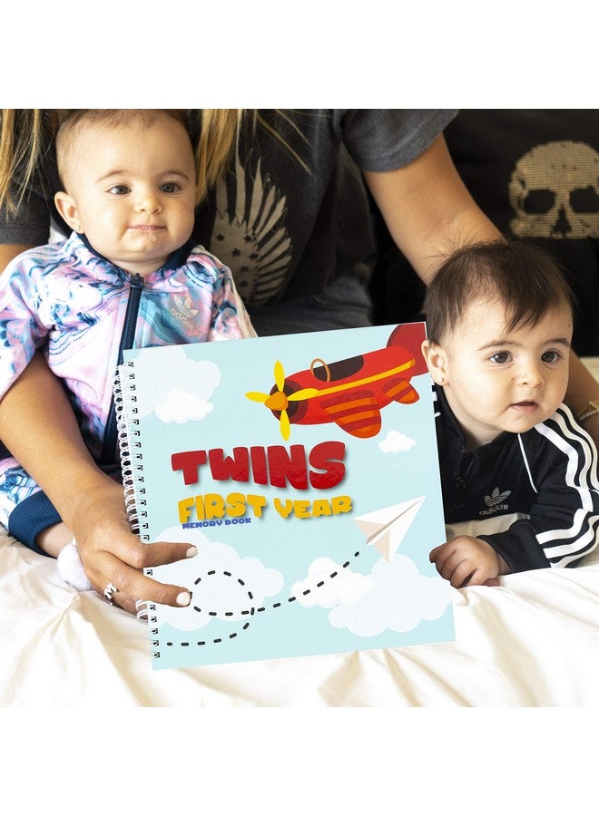 Unconditional rosie Twins' First-Year Chronicle: Celebrate A Year Of Precious Moments | Beautiful Baby Keepsake Journal With Stickers, Family Tree, Letters From Parents, And More - Image 3