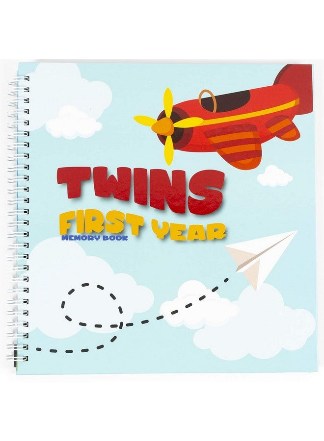 Unconditional rosie Twins' First-Year Chronicle: Celebrate A Year Of Precious Moments | Beautiful Baby Keepsake Journal With Stickers, Family Tree, Letters From Parents, And More - Image 1