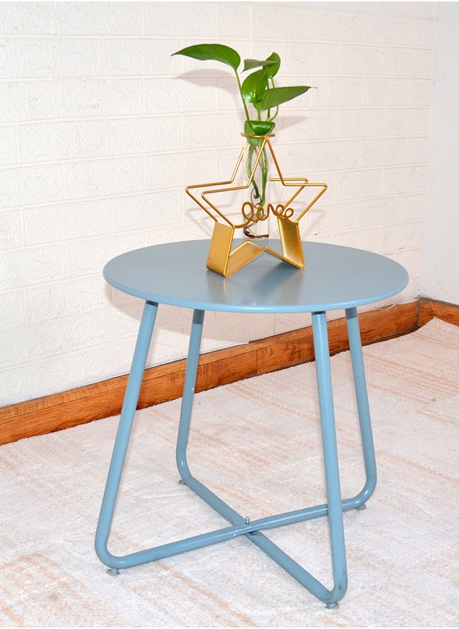 NKX Nordic Style Iron Round Table Nightstand Sofa Table Furniture  - Image 3