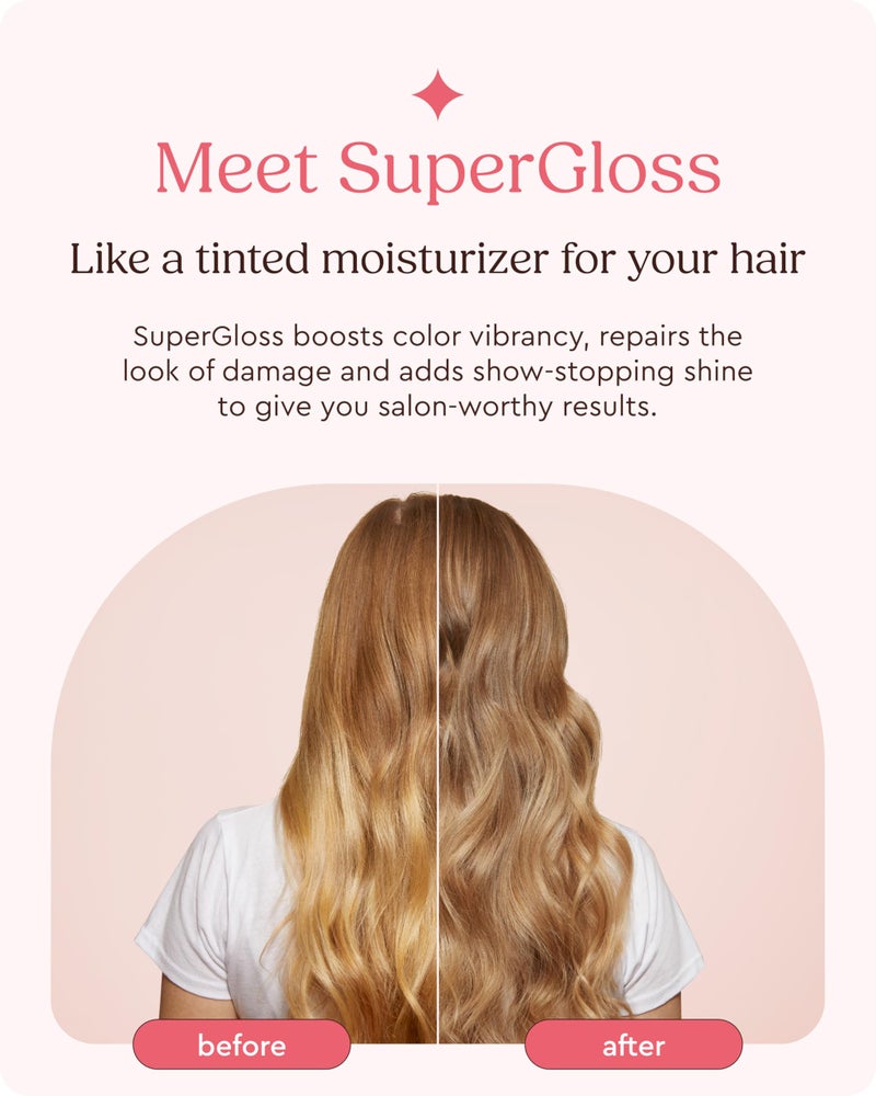 Glaze Super Gloss Color Conditioning Gloss â€“ Honey Blonde for Medium to Dark Blonde Hair â€“ Rinse Out Semi-Permanent Hair Gloss that Enhances Color and Boosts Shine & Hydration - Image 2