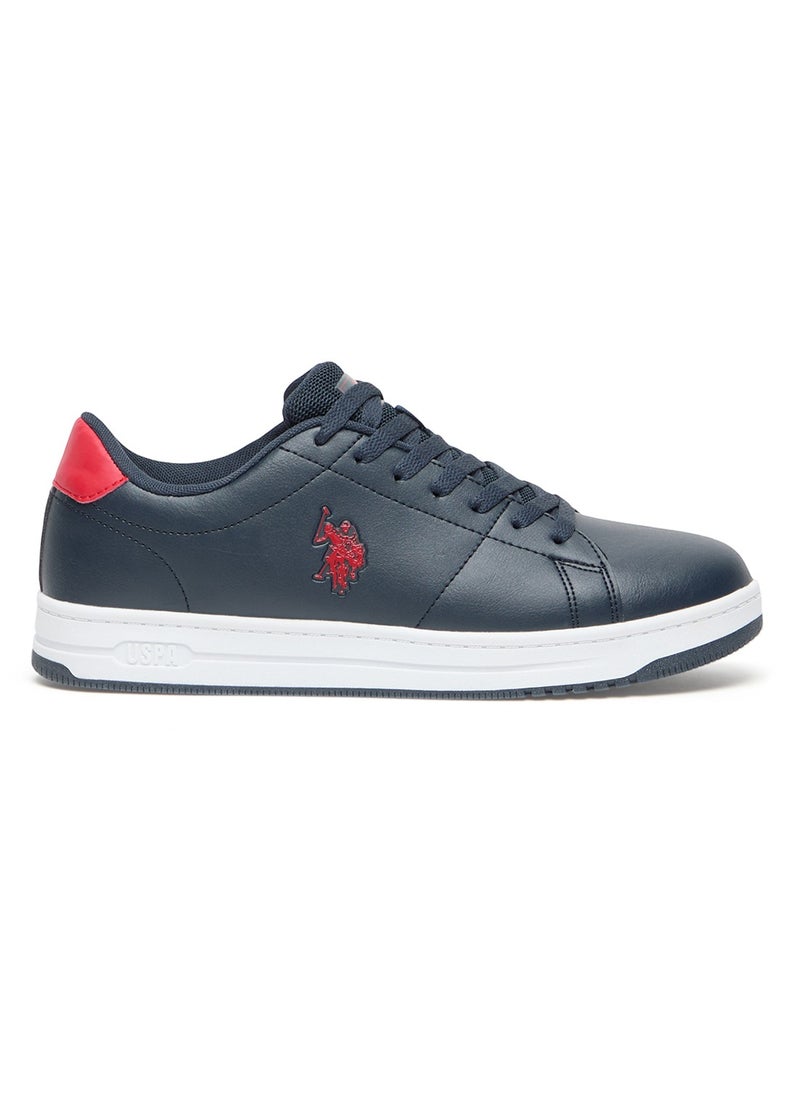U.S. Polo Assn. Men's Navy Low-Top Sneakers  -Lightweight Stylish Lace-Up Design with Comfort Cushioned Sole for Everyday Wear  - Image 1