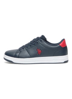 U.S. Polo Assn. Men's Navy Low-Top Sneakers  -Lightweight Stylish Lace-Up Design with Comfort Cushioned Sole for Everyday Wear  - Image 2