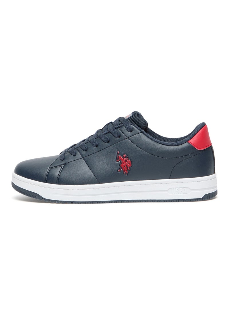 U.S. Polo Assn. Men's Navy Low-Top Sneakers  -Lightweight Stylish Lace-Up Design with Comfort Cushioned Sole for Everyday Wear  - Image 2