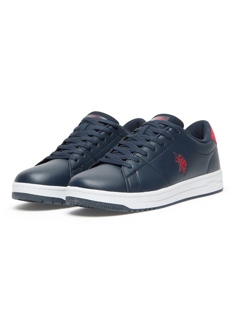 U.S. Polo Assn. Men's Navy Low-Top Sneakers  -Lightweight Stylish Lace-Up Design with Comfort Cushioned Sole for Everyday Wear  - Image 3