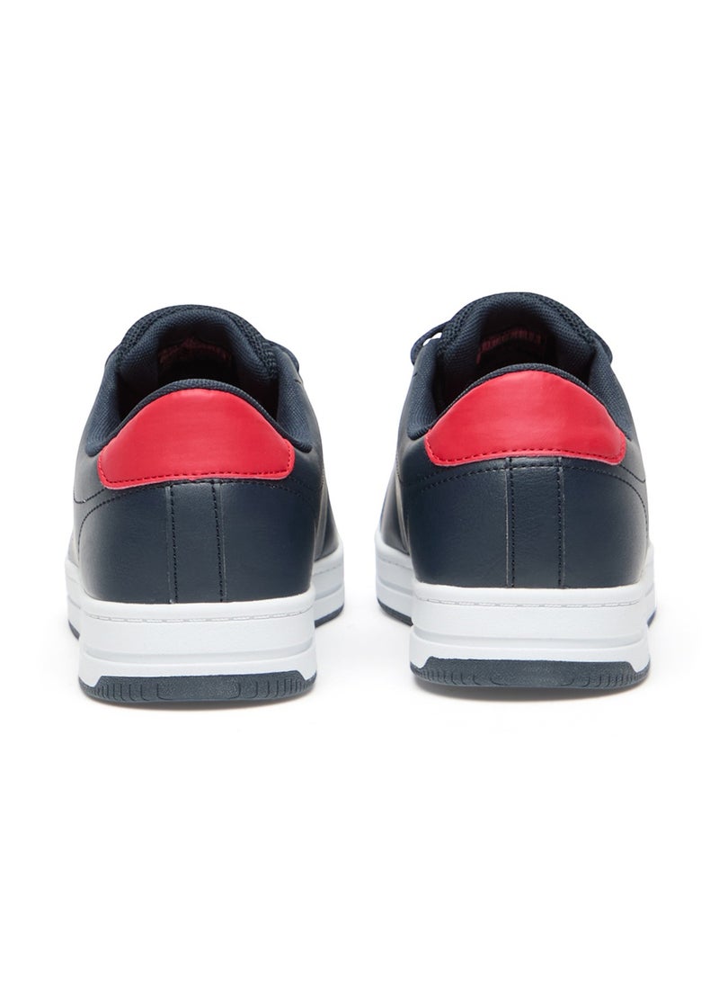 U.S. Polo Assn. Men's Navy Low-Top Sneakers  -Lightweight Stylish Lace-Up Design with Comfort Cushioned Sole for Everyday Wear  - Image 4