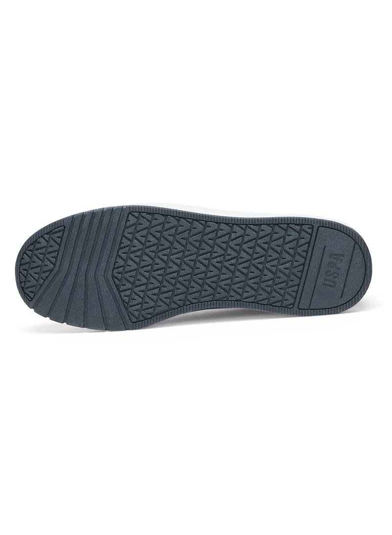 U.S. Polo Assn. Navy/Red Men's Navy Low-Top Sneakers  -Lightweight Shoes Stylish Lace-Up Design Shoes with Comfort Cushioned Sole for Everyday Wear for Men | Best Price UAE
