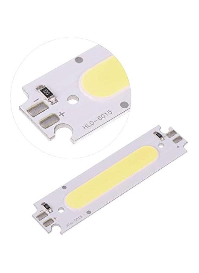 Generic - 10Pcs 12V 2W COB Chip Light Source,Led Strip Lights, Easy Installation DIY LED Lights for Bedroom, Ceiling, Kitchen(White), Led Strip Lights, 10Pcs 12V 2W COB Chip Light Sourcob light source lig - Image 1