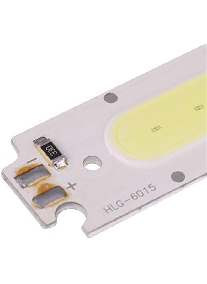 Generic - 10Pcs 12V 2W COB Chip Light Source,Led Strip Lights, Easy Installation DIY LED Lights for Bedroom, Ceiling, Kitchen(White), Led Strip Lights, 10Pcs 12V 2W COB Chip Light Sourcob light source lig - Image 1