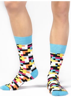 Ozzy Socks Block Pattern Socks  - Image 1