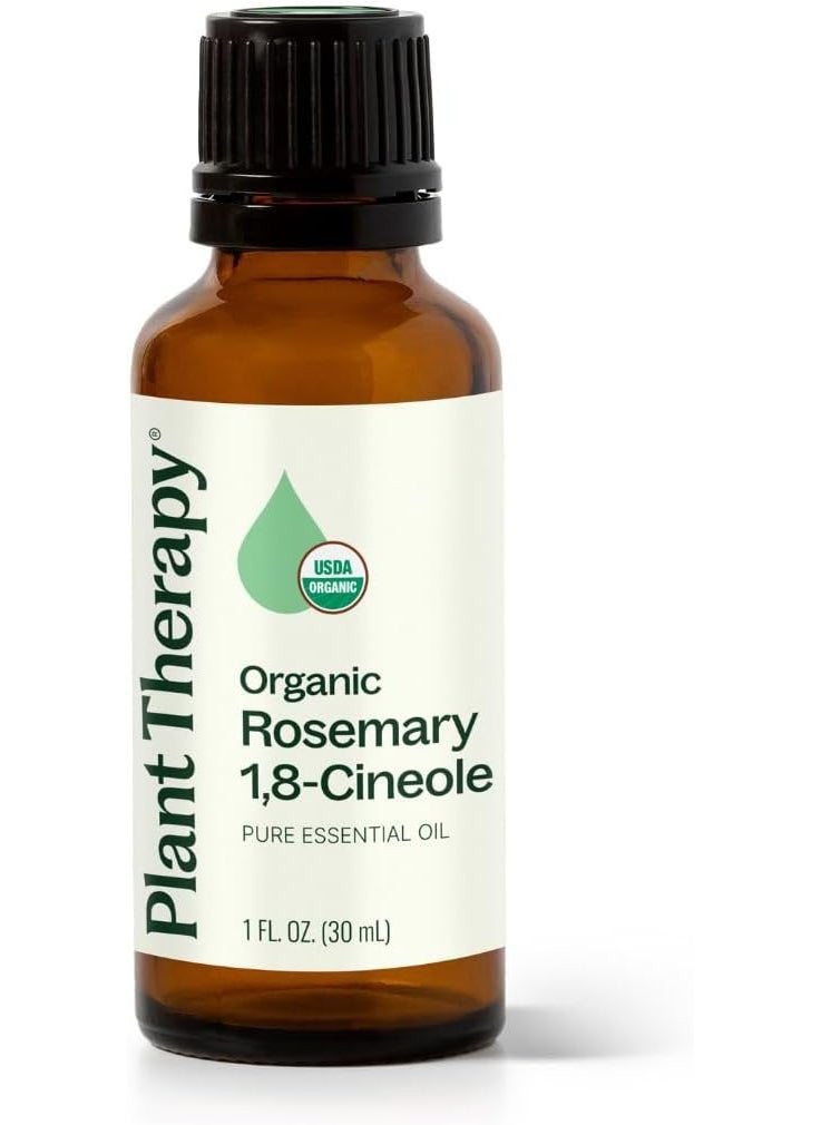 Plant Therapy Plant Therapy Organic Rosemary Essential Oil 100% Pure, USDA Certified Organic, Undiluted, Natural Aromatherapy, Therapeutic Grade 30 mL (1 oz) 