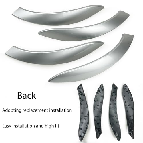 CHUANGHUI Car Door Handle for BMW 3 4 Series 3GT F34 F36 F30 2013-2018 Interior Door Handles Replace Cover Car Door Handle 320i 328i 330i 335i 340i (Silver) - Image 4