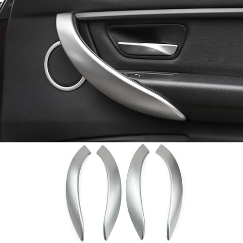 CHUANGHUI Car Door Handle for BMW 3 4 Series 3GT F34 F36 F30 2013-2018 Interior Door Handles Replace Cover Car Door Handle 320i 328i 330i 335i 340i (Silver) - Image 1