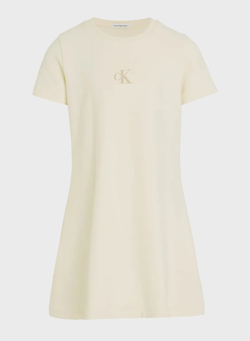 Calvin Klein Jeans Simple Cotton Dress