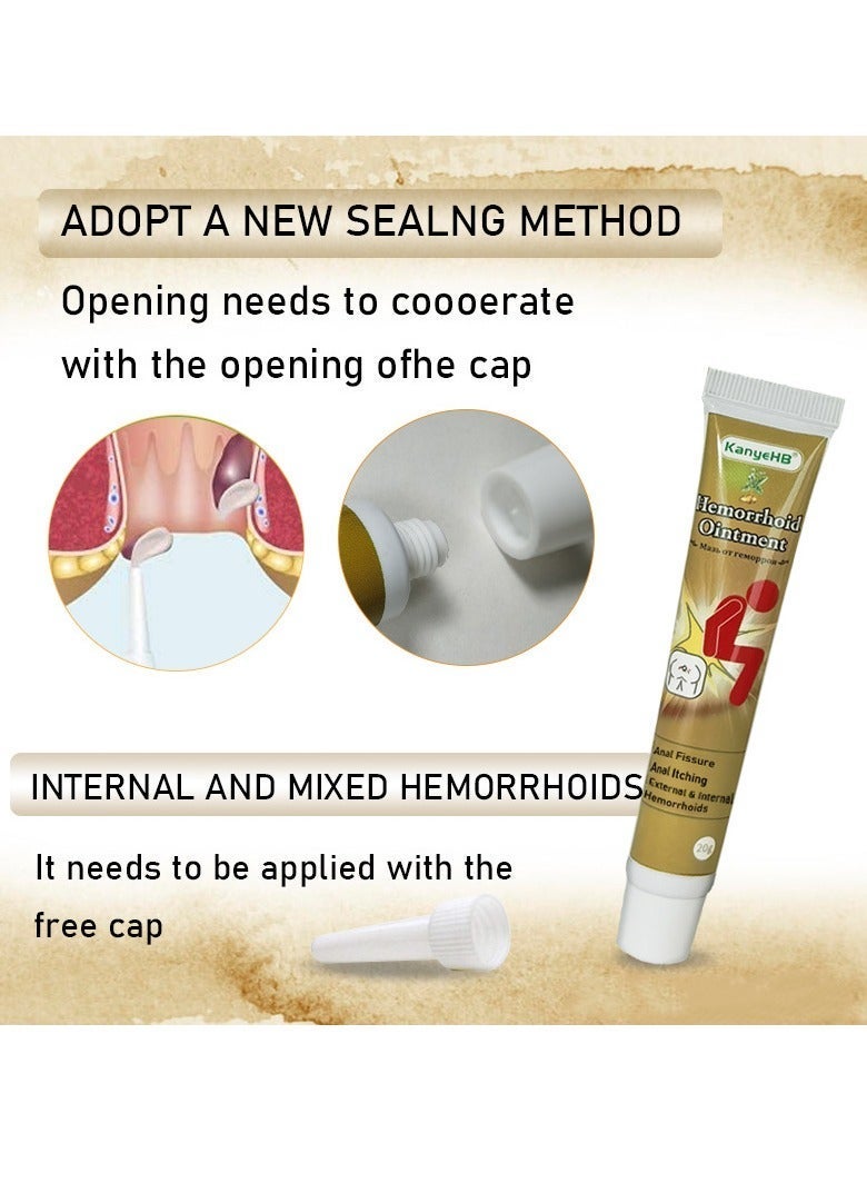 KanyeHB Hemorrhoid Cream Hemorrhoid Cream Quickly relieves hemorrhoid symptoms 20g - Image 2