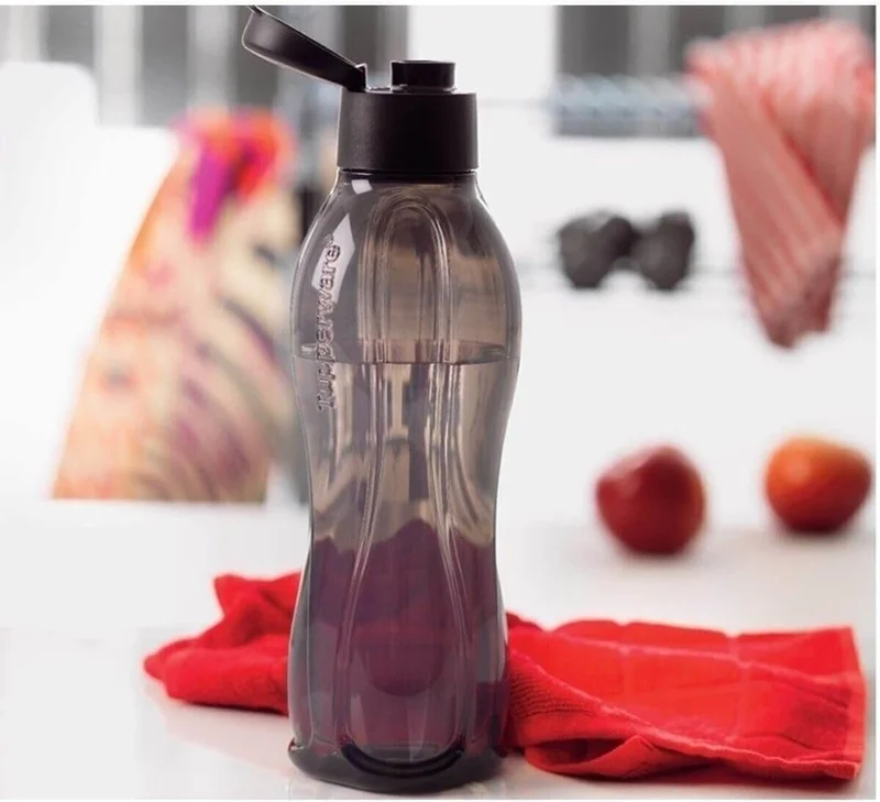 Tupperware Black and White Eco Bottle 1 Lt