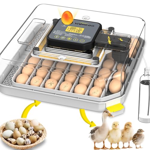 WONEGG Incubators for Hatching Eggs Egg Incubator for Lab Home Farm with Automatic Egg Turning for Chicken, Ducks, Goose, Quail 48 Eggs - Image 1