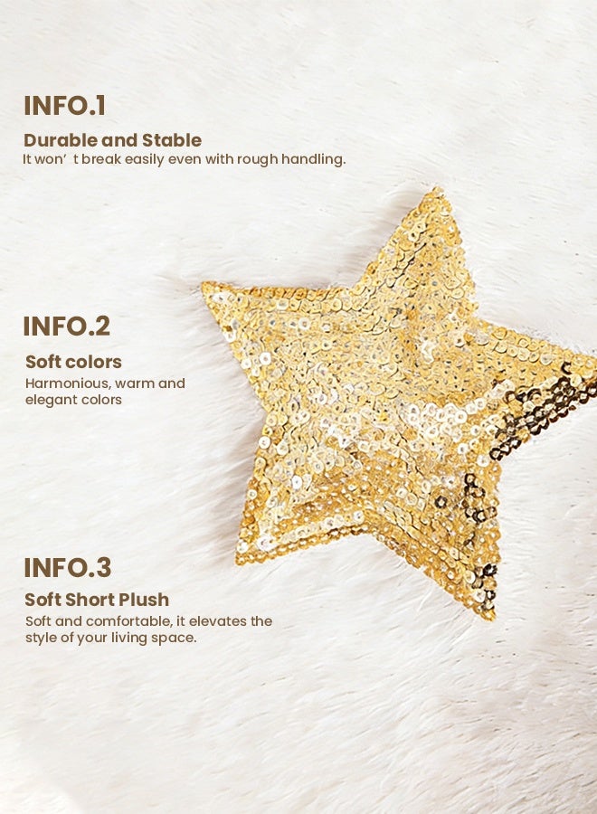 TAPIT Ramadan Throw Pillow 2PCS 45 * 45CM Moon and Stars Square Pillow Cover Comfortable Ramadan Eid Pillowcase Cushion with Zipper for Party Home Sofa Couch Ramadan Decor - Image 5