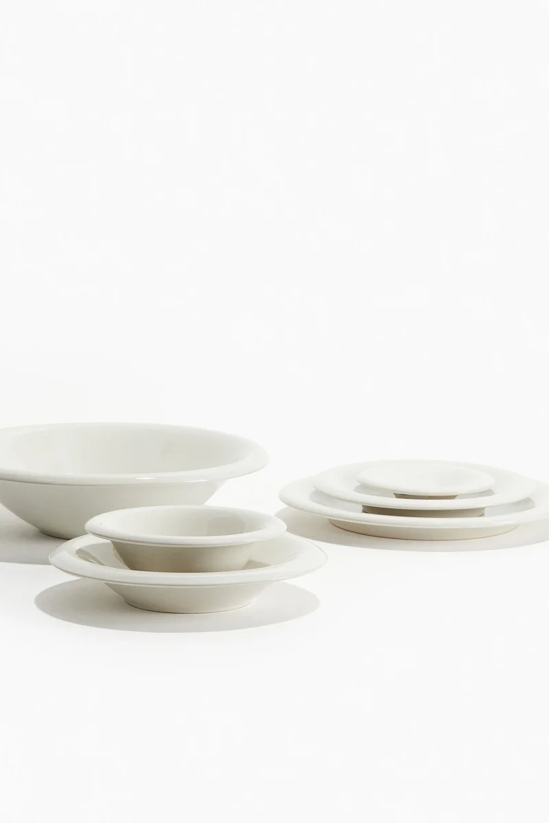 اتش اند ام Large Stoneware Serving Bowl