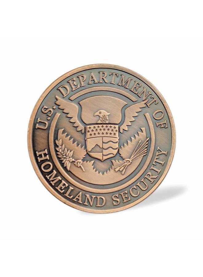 Woerda Jia Ying Xin US Homeland Security Challenge Coin Law Enforcement Department Challenge Coin. - Image 3
