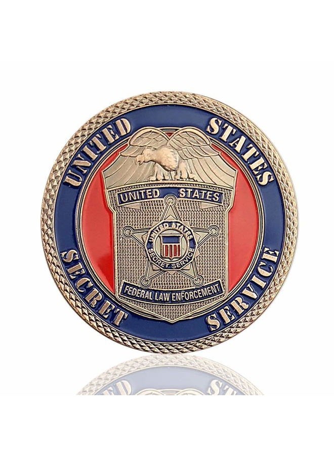 Woerda Jia Ying Xin US Homeland Security Challenge Coin Law Enforcement Department Challenge Coin. - Image 2
