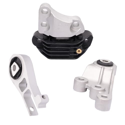 SHICHU Engine Motor Mount Compatible with 2015-2018 Renegade 2016-2018 500X 1.4L L4 Replacement for 68254474AA 68254669AA 68257232AA Set of 3 - Image 1