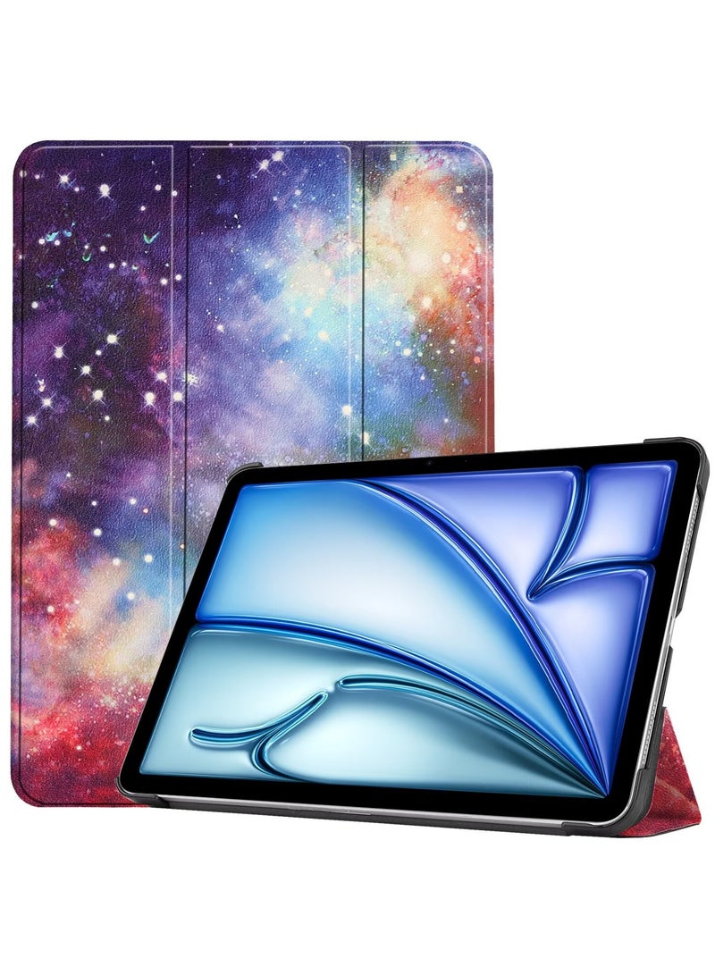 غطاء غطاء ذكي نحيف ستاند باك شل ذكي لجهاز iPad air 11 بوصة 2024 / air 4 / air 5 ، إيقاظ / نوم تلقائي (درب التبانة) - Image 1