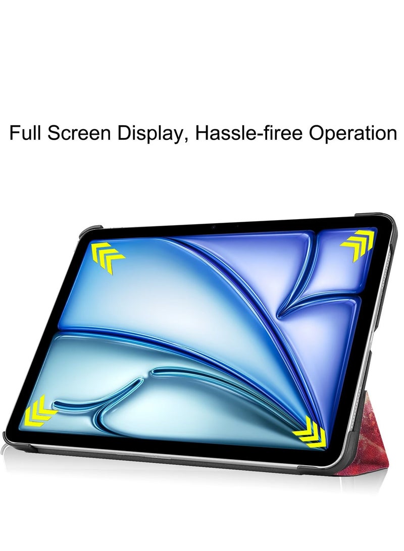 غطاء غطاء ذكي نحيف ستاند باك شل ذكي لجهاز iPad air 11 بوصة 2024 / air 4 / air 5 ، إيقاظ / نوم تلقائي (درب التبانة) - Image 3