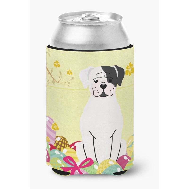 Caroline's Treasures ""Caroline's Treasures Easter Eggs White Boxer Cooper Can or Bottle Hugger  Can Hugger  Multicolor""