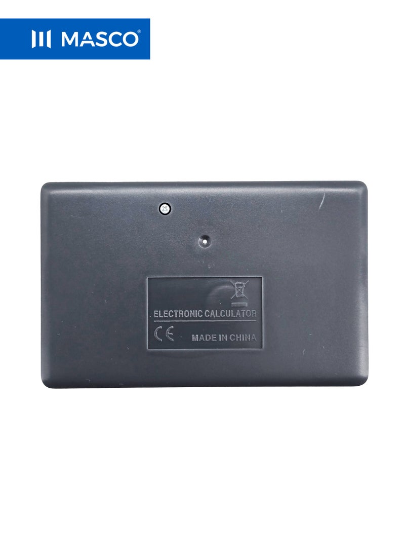 MASCO 8-Digit Pocket Calculator with Large Display, Solar Plus Power, Wallet Case - Image 3