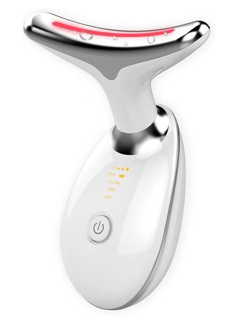 Gonice Firming Wrinkle Removal Device for Neck Face, Double Chin Reducer, 3 in 1 Portable Face Massager for Skin Care, Face Sculpting Tool, Vibration, Thermal, Microcurrent - Image 1