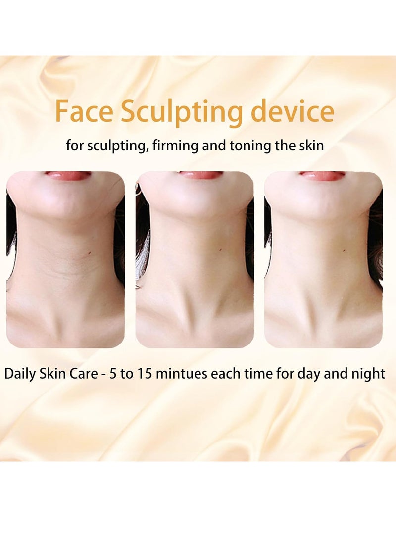 Gonice Firming Wrinkle Removal Device for Neck Face, Double Chin Reducer, 3 in 1 Portable Face Massager for Skin Care, Face Sculpting Tool, Vibration, Thermal, Microcurrent - Image 4
