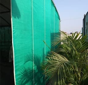 GOKOO ستارة طبيعية من الخيزران GoKoo مع ستائر قابلة للسحب لحماية الخصوصية من المطر والشمس والغبار وحماية من البرد للنوافذ والأبواب والشرفات بشبكة خضراء بعرض 3 أقدام وارتفاع 7 أقدام عبوة من 1 - Image 3