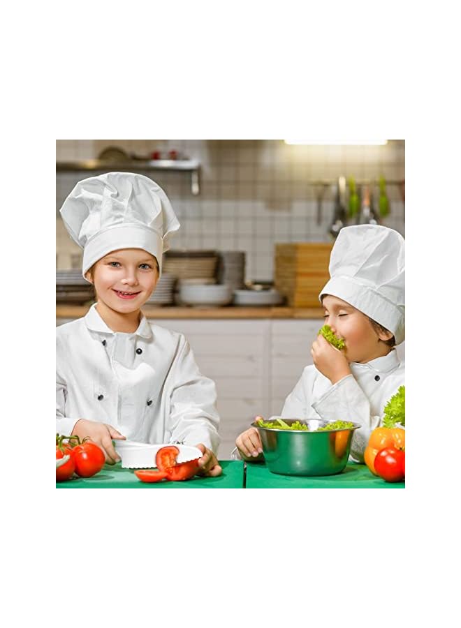 PROMASS Knife Set, Kids Safe Plastic Kitchen Knife in 3 Sizes with Crinkle Cutter and Y Peeler, Kids Knife for Real Cooking Bread Chopping Vegetables Fruits Salad Cake (5Pcs) - Image 3