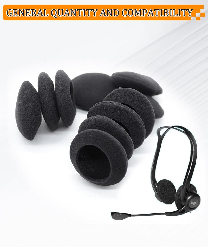 XFSAFDM 5 Pairs Headphone Cushion, 55mm Headphone Cover with Sponge Cushion Pads, Soft Ear Cushions for Enhanced Comfort and Noise Isolation, Ideal for Long Listening Sessions, Gaming and Office Use - Image 4