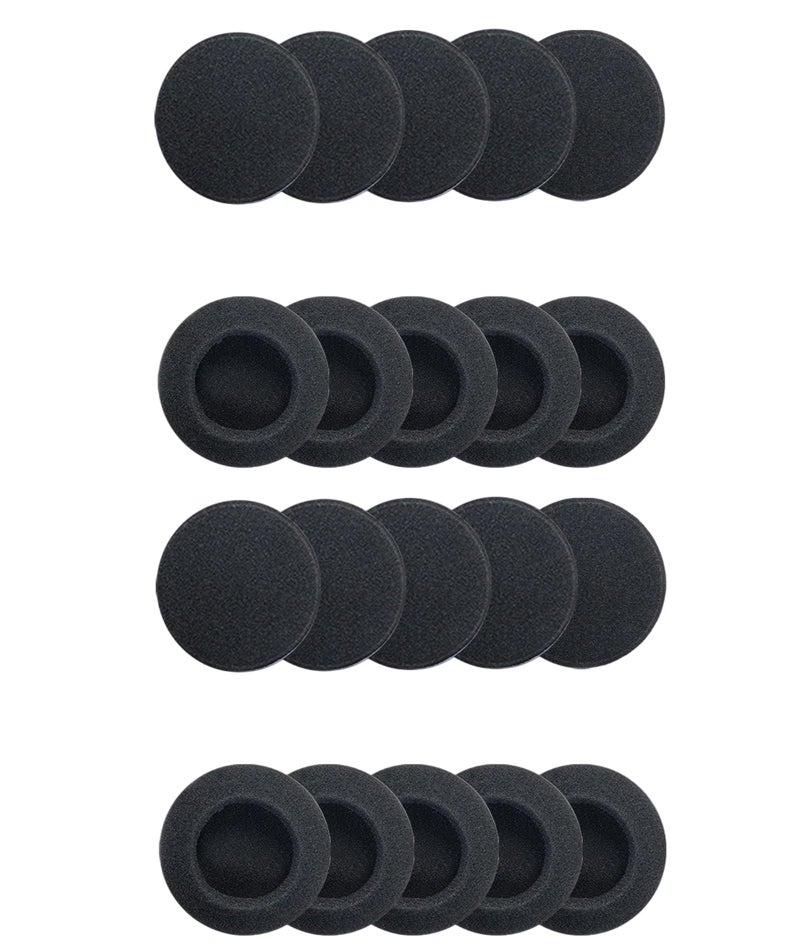 XFSAFDM 5 Pairs Headphone Cushion, 55mm Headphone Cover with Sponge Cushion Pads, Soft Ear Cushions for Enhanced Comfort and Noise Isolation, Ideal for Long Listening Sessions, Gaming and Office Use - Image 1